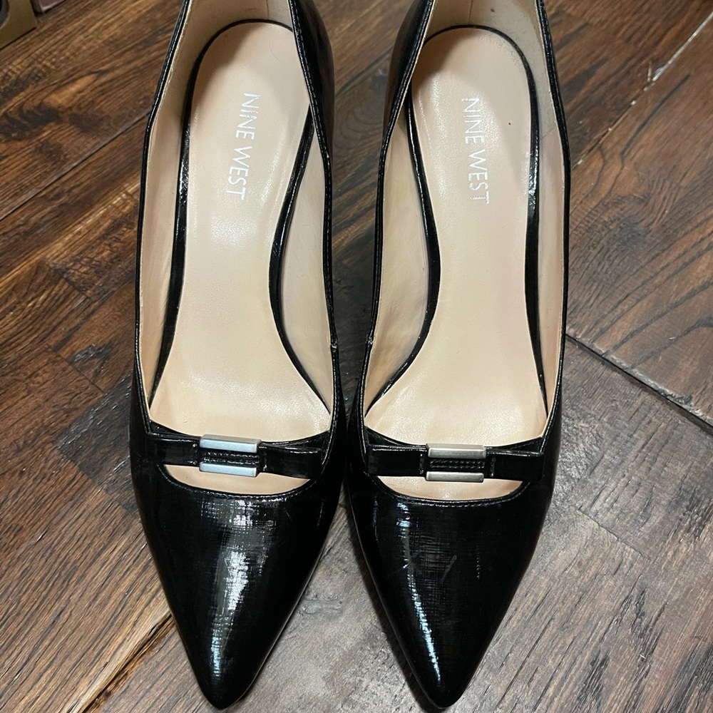 Patent leather 4 inch heel